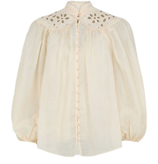 ZIMMERMANN Coco embroidered blouse - Image 1