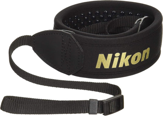 Nikon ネックストラップ 一眼レフ用 シンプル ブラック AN-SNP001