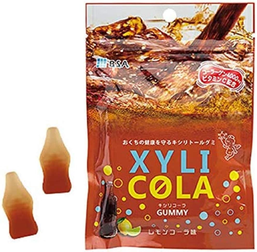 Xylitol Gummy, Xylitol Cola, Lemon Cola Flavor, 1 Bag