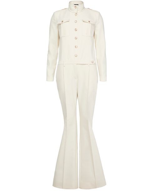 TOM FORD ストレッチ コットントリコチン製 スタンドカラー サファリジャンプスーツ - Image 1