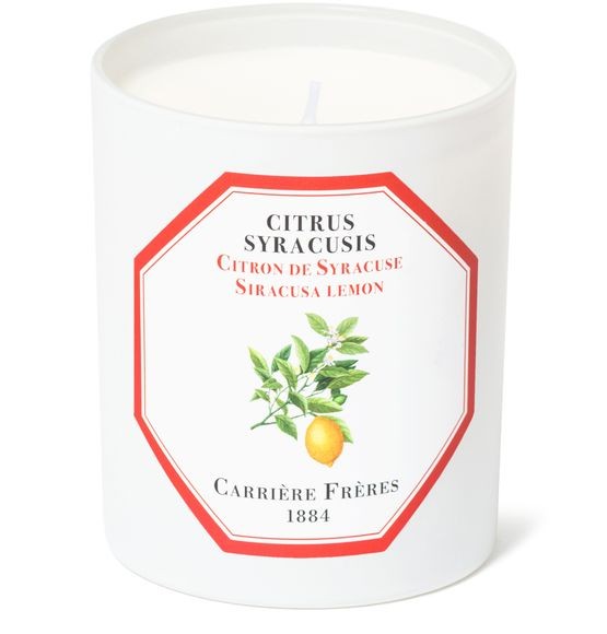 CARRIERE FRERES フレグランスキャンドル シラクサ レモン - シトラス シラクシス 185 g - Image 1