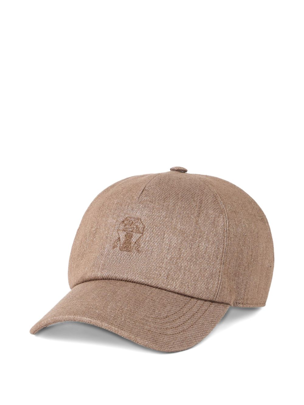 Brunello Cucinelliリネンブレンド野球帽 - Image 1