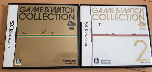 Nintendo DS GAME&WATCH Collection 1 2 セット 2個 ゲーム&ウォッチ コレクション2 動作確認済
