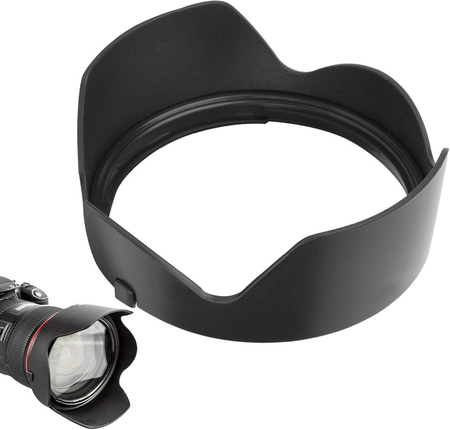 EW-88C ABS Camera Lens Hood Plastic Mount Lens Hood Replacement 82mm Lens for Canon EF24-70mm 24-70 II