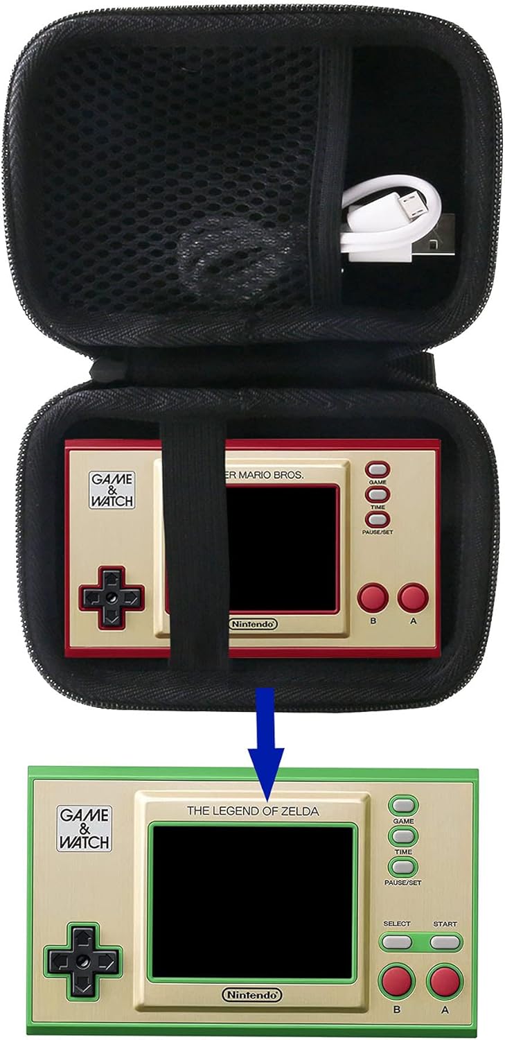 収納ケース用の ゲーム&ウオッチ スーパーマリオブラザーズ /ゼルダの伝説 対応収納ケース-WERJIA