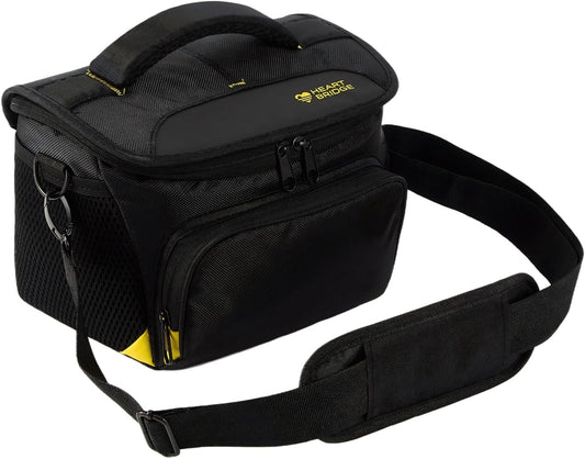 Nikon Camera Bag for DSLR D7500 D7100 D3200 D5600 D90 Men's Z5 Z50 Z30 Shoulder Photography ZFC Nikon, Black, Modern