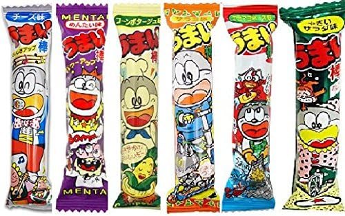 Yaokin Umaibo Popular 8 Varieties x 5pc 40pc Set