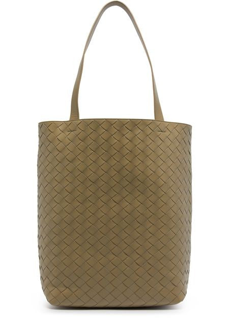 BOTTEGA VENETA ラージ クラシック イントレチャート トートバッグ - Image 1