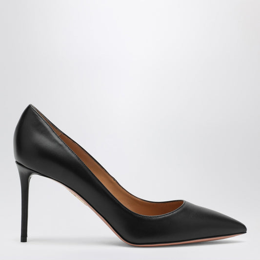 Aquazzuraブラックレザーデコルテ - Image 1