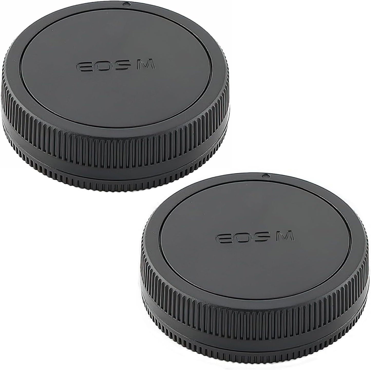 2 Pairs Canon EF-M Mount Rear Lens Cover + Body Cover for EOS M M3 M5 M6 M6 Mark II / M10 M50 M100 M200 / Kiss M2 Kiss M and More Canon EF-M Cameras & Lenses