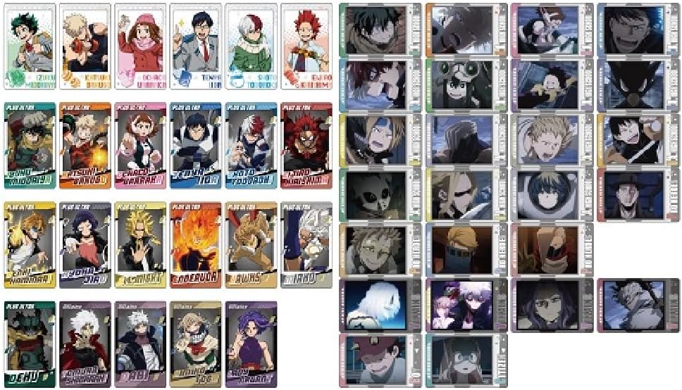 Ensky TV Anime My Hero Academia Snap Mide 6 1 Box Approx. 3.4 x 2.1 x 0.04 inches (87 x 54 x 1 mm), Paper