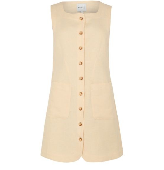 POSSE Emma button down mini dress - Image 1