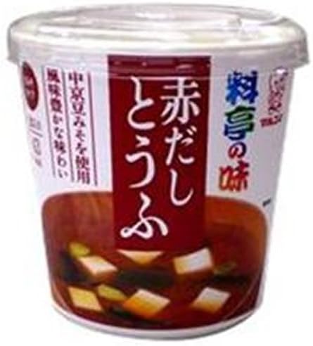 Marukome Cup Ryotei Flavor, Red Soup Tofu, 1 Meal