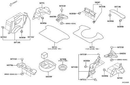TOYOTA (トヨタ) 純正部品 カウルサイドトリム クリップ NO.2 ハチロク 品番SU003-02986