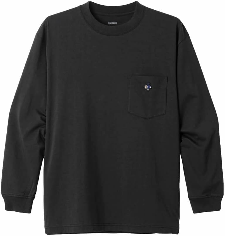 シマノ(SHIMANO) シャツ Tシャツ コットン パッチ ロングスリーブ ユニセックス大人
