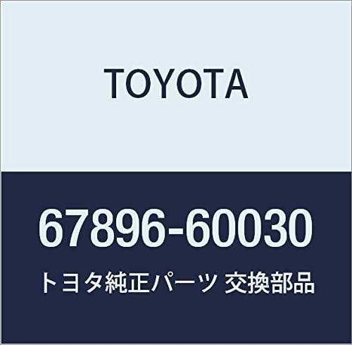 TOYOTA Genuine Parts Rear Door Weatherstrip NO.3 LH Land Cruiser, NULL Part Number: 67896-60030