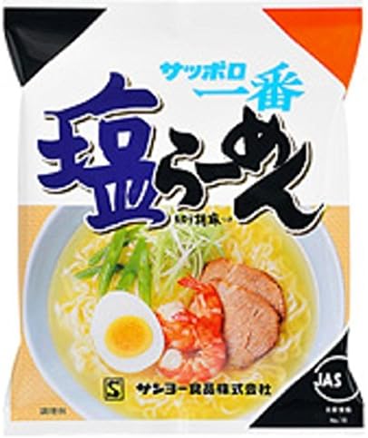 Sanyo Foods Sapporo Ichiban Salt Ramen, 3.5 oz (100 g)