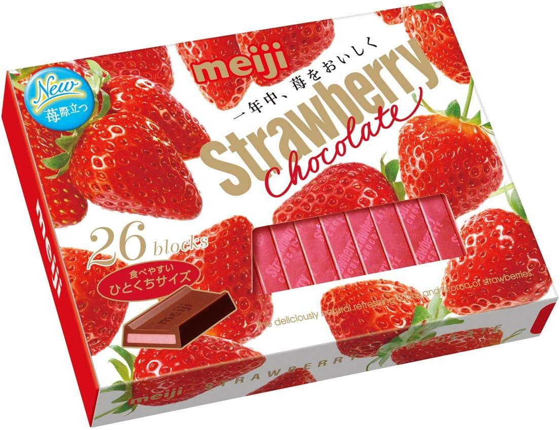 Meiji Strawberry Chocolate BO 4.2 oz (120 g)