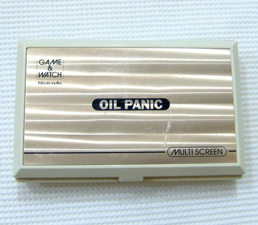 Nintendo OP-51 Oil Panic Game & Watch Game & Watch Multiscreen Instruction Manual in English