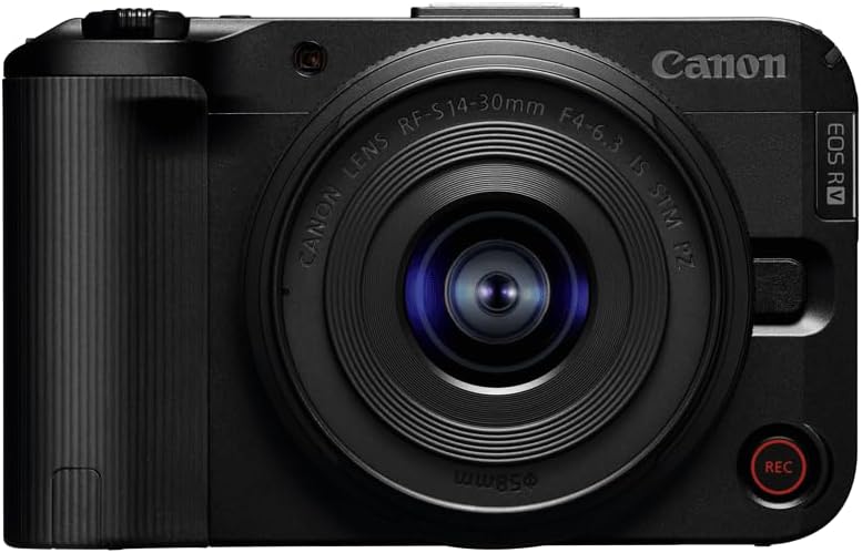 Canon EOS R50V Digital SLR Camera Lens Kit (RF-S14-30PZ)/Black