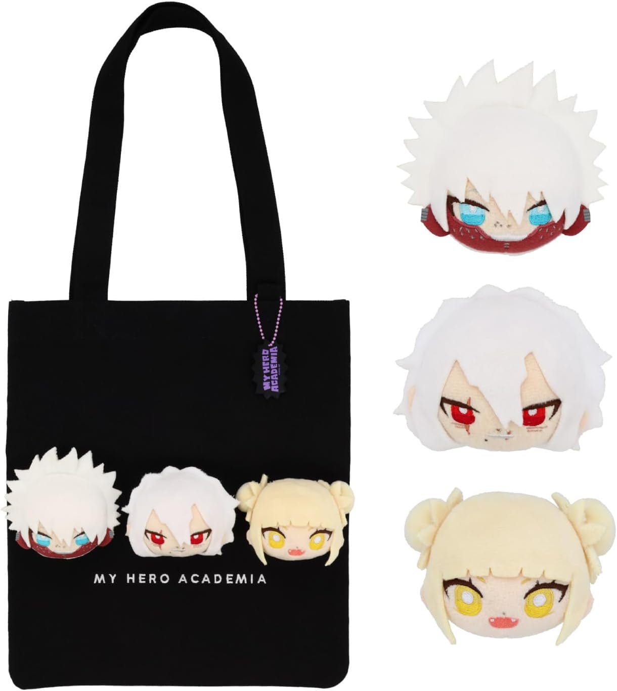 SHOVIDO Anime My Hero Academia Tote Bag with Plush Toy