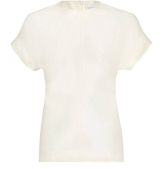 LOULOU STUDIO Pero fitted blouse in silk and linen - Image 1