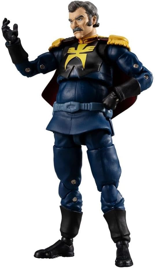 G.M.G. COLLECTION 03 Mobile Suit Gundam Principal Force of Zeon Lamba Ral, Approx. 3.9 inches (100 mm), PVC Pre-painted Action Figure