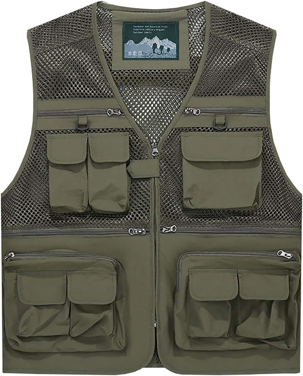 M's Life Outdoor Mesh Vest, Fishing, Photographer Vest, Breathable, Quick Drying, Multi-functional Jacket