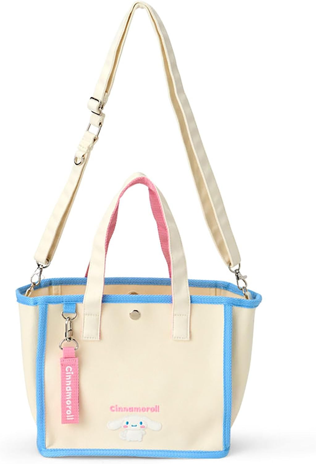 Sanrio 2-Way Mini Tote Bag, Cotton, Polyester, Steel, Shoulder Bag