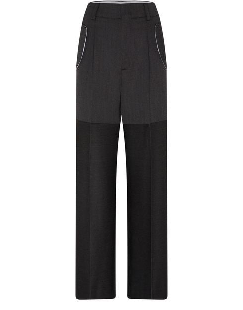 VICTORIA BECKHAM ポケットディテール パネルパンツ - Image 1