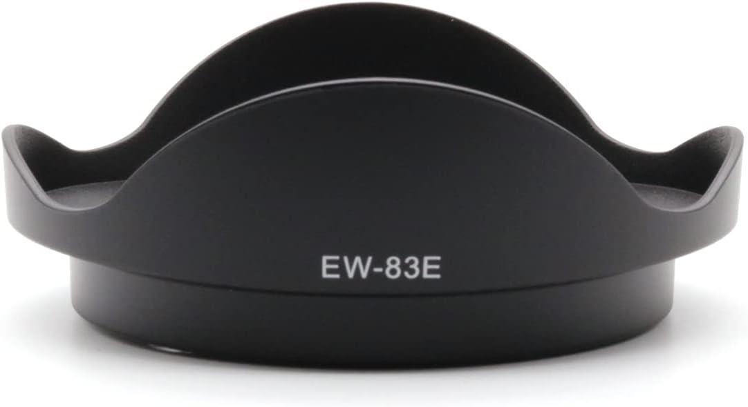 Toileum EW-83E Lens Hood for Canon EF-S 10-22mm f/3.5-4.5 USM (2004) Lenses, for Canon EF 16-35mm f/2.8L USM (2001) Lenses, for Canon EF 17-40mm f/4L USM (2003) Lens Support,) ew-. 83e Bayonet Lens