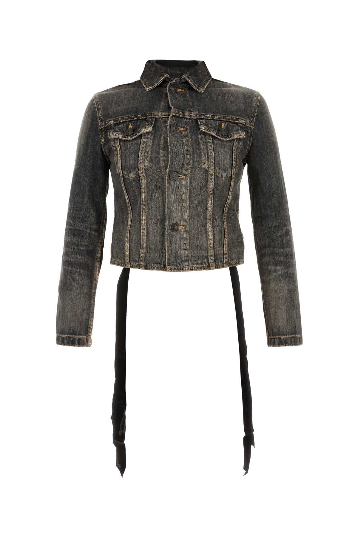Balenciaga バレンシアガブラックデニムジャケット - Image 1