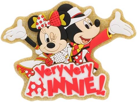 Mickey & Minnie Decoration Magnet, Very Belly Minnie! 2020 Disney Goods, Souvenir (Tokyo Disneyland Exclusive)