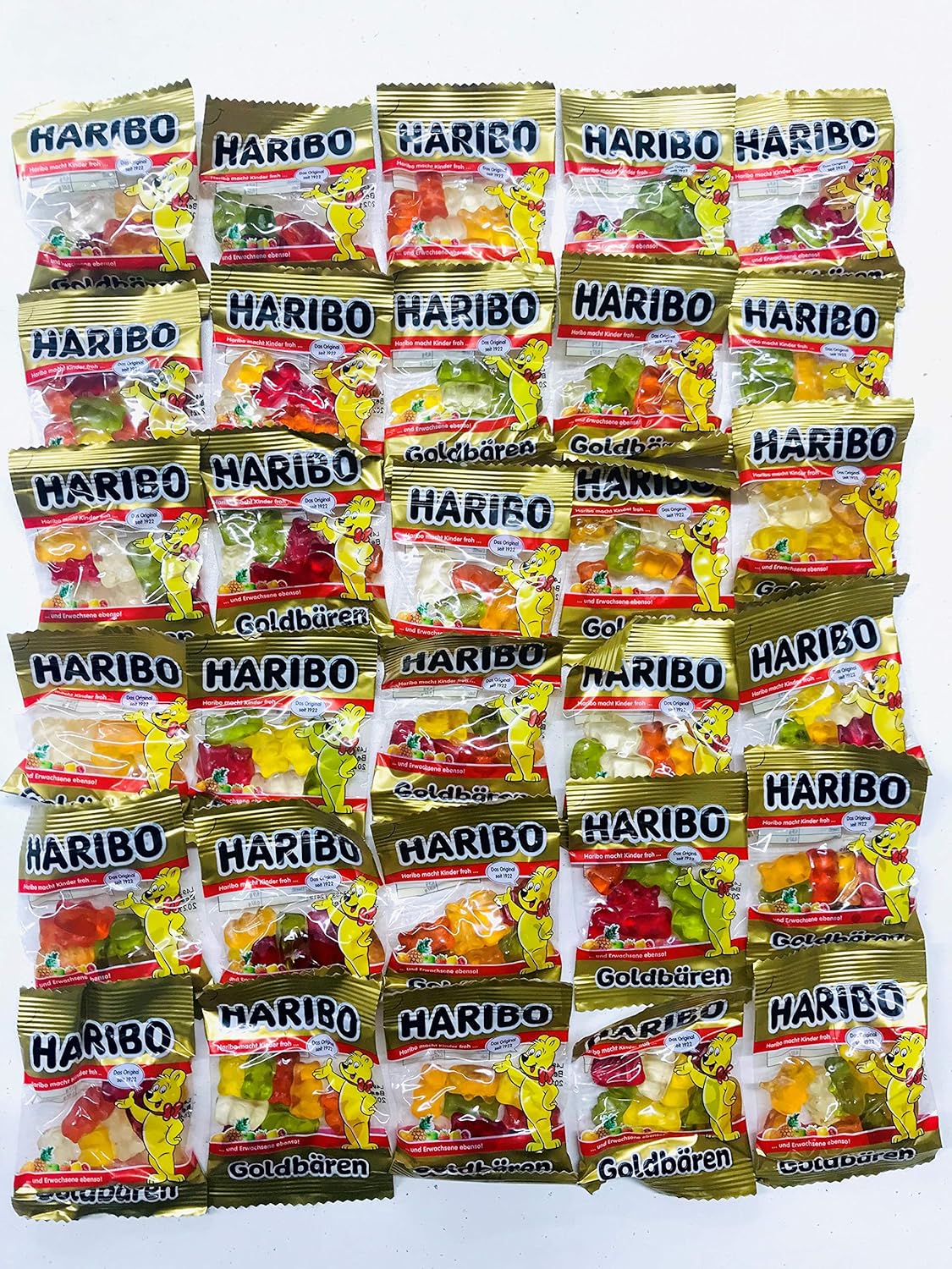 HARIBO Mini Gold Bear 0.4 oz (10 g) x 30 Buckets