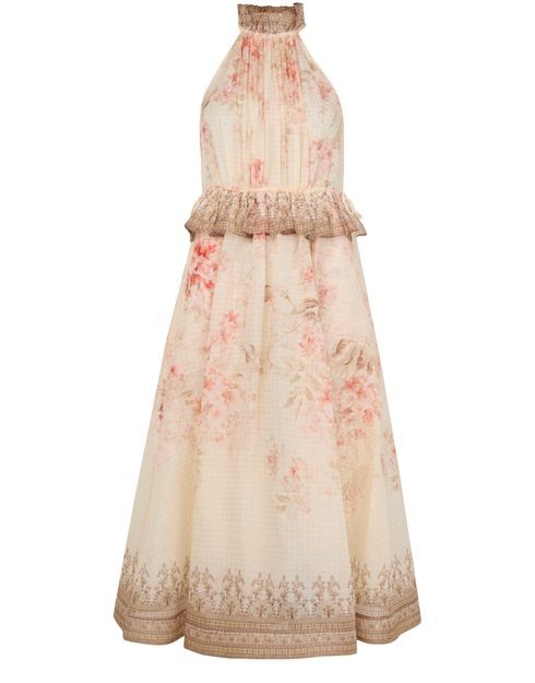 ZIMMERMANN Illuminate halter midi dress - Image 1