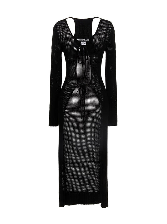 AndreādamoOpenWork Long Cardigan - Image 1