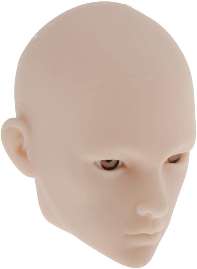 F Fityle 1/6 Doll Head Carving Head Male Doll Head Sculpt Figure Head BJD Doll DIY