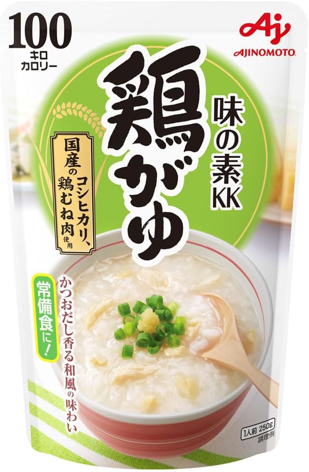 Ajinomoto Chicken Gayu, 8.8 oz (250 g), Rice, Porridge, Retort, Emergency Food Reserve