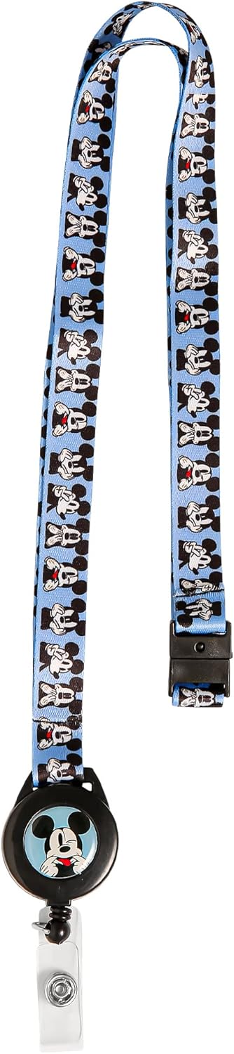 Disney Cordón de Mickey o Minnie Mouse para el comercio de alfileres, para llaves y tarjetas de identificación
