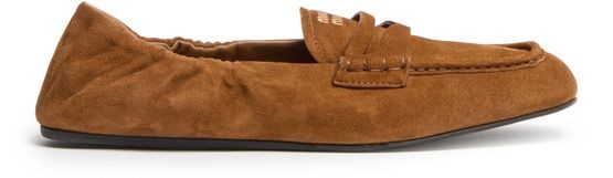 MIU MIU Soft suede loafers - Image 1
