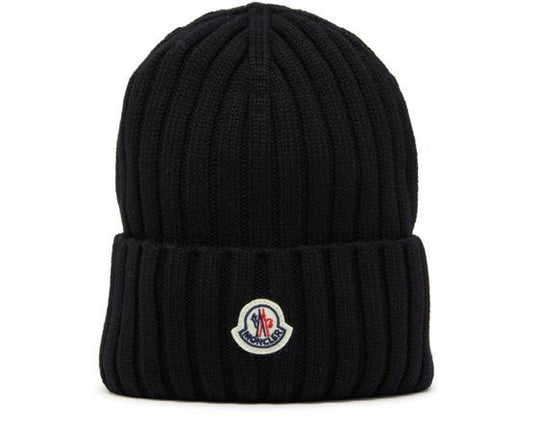 MONCLER ロゴ入りニットキャップ - Image 1