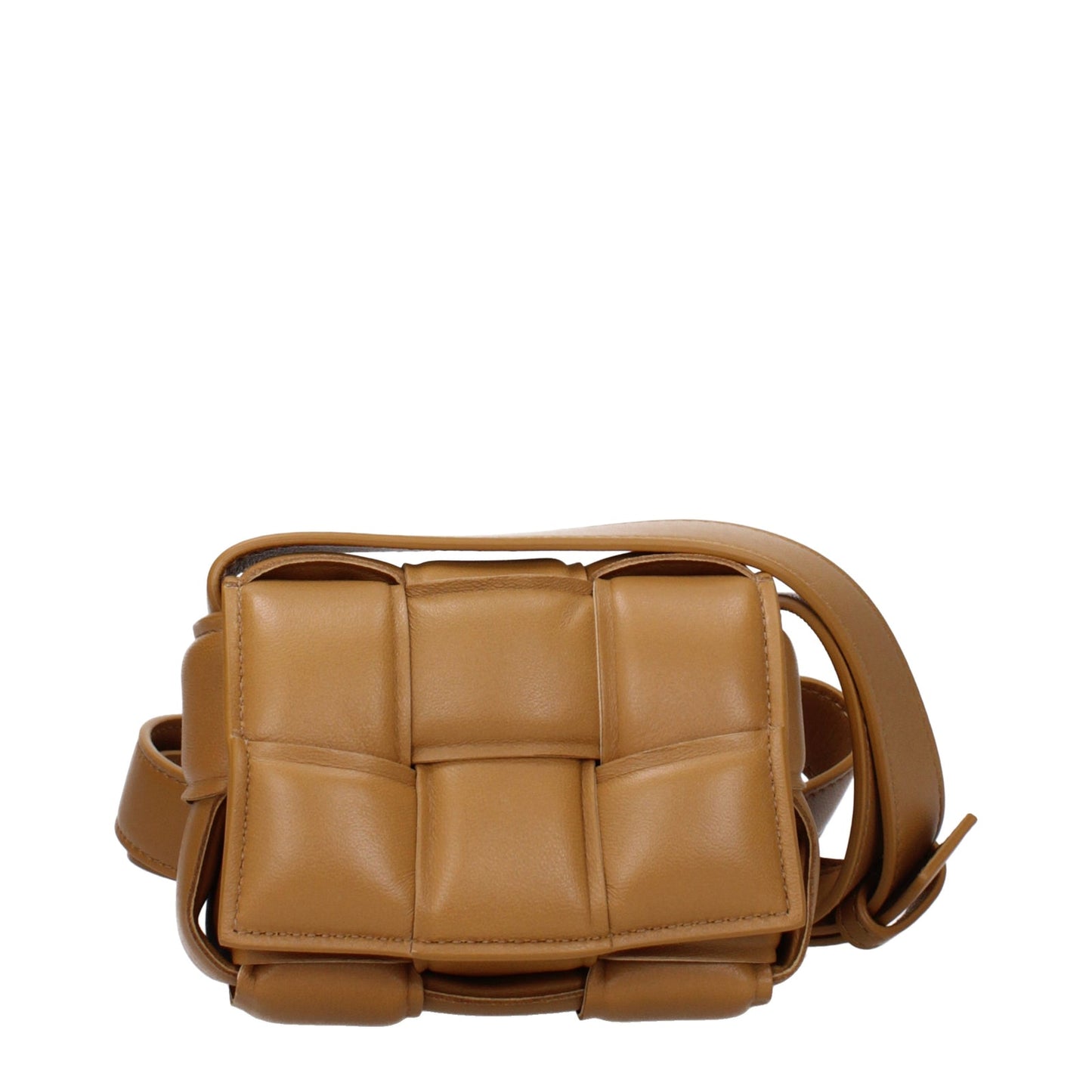 Bottega Veneta ボッテガベネタショルダーバッグカセットレザーブラウン/ラクダ - Image 1