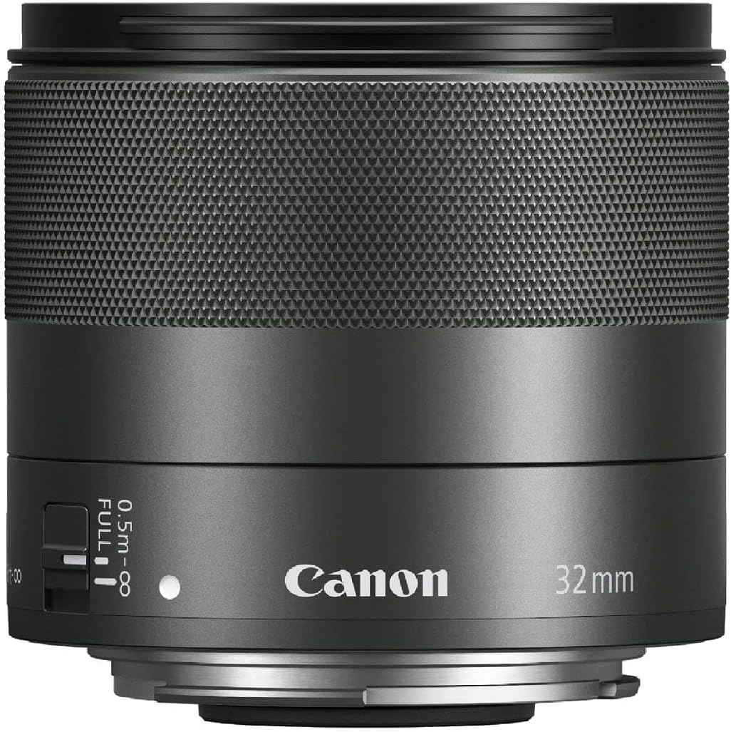Canon キヤノン 単焦点レンズ EF-M32mm F1.4 STM ミラーレス一眼対応 ブラック 全長56.5mm EF-M3214STM