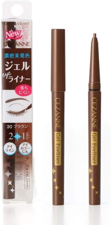 Cezanne Gel Eyeliner, 30 Brown, 0.004 oz (0.1 g)