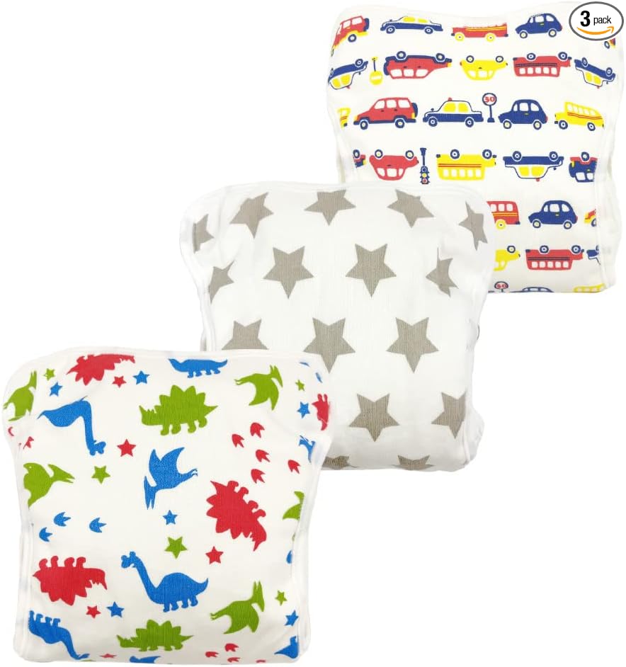 Chuckle Baby Diaper Cover, Set of 3, 31.5 inches (80 cm), 35.4 inches (90 cm), Boys and Girls, Nursery School