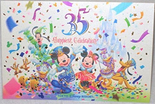 ミッキー&フレンズ 35周年 ポストカード Happiest Celebration ! ディズニーランド 東京ディズニーリゾート限定