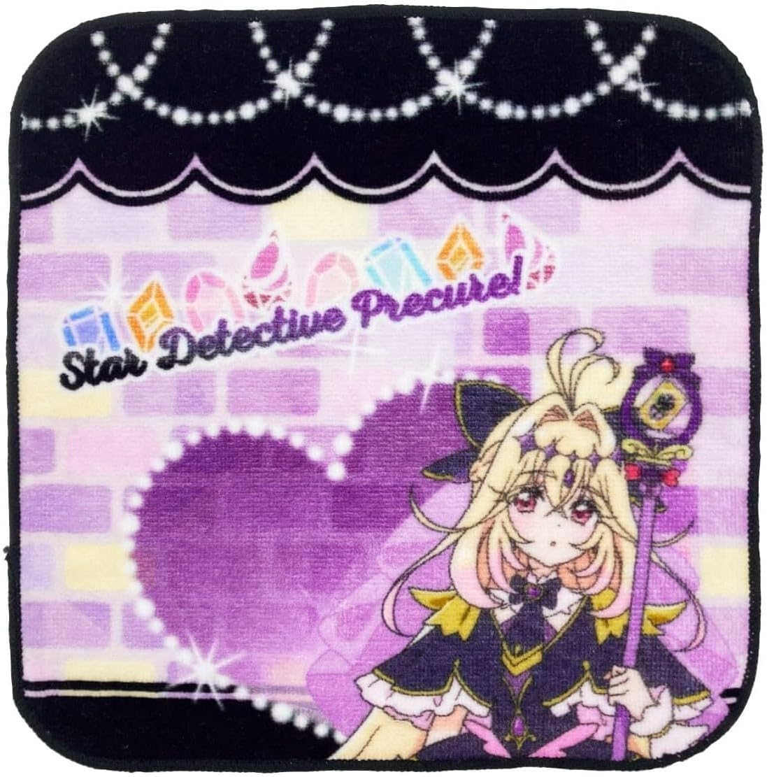 Detective Pretty Cure! Cure Arcana Shadow Mini Towel (Black)