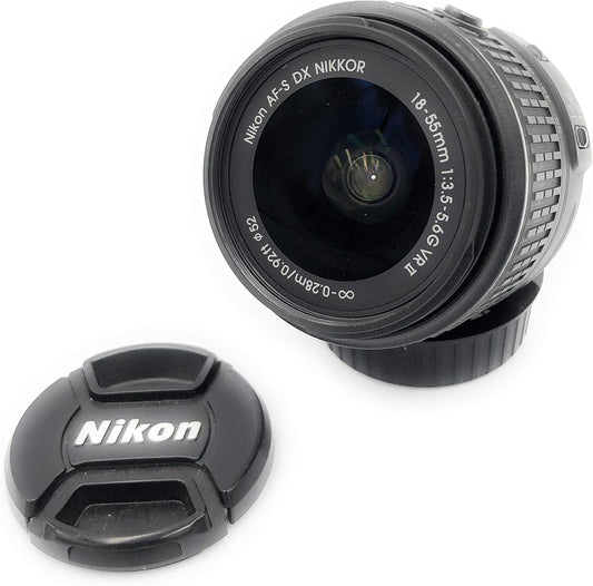 Nikon Standard Zoom Lens AF-S DX NIKKOR 0.7-2.2 inches (18-55 mm) f/3.5-5.6G VR II Nikon DX-Format Only