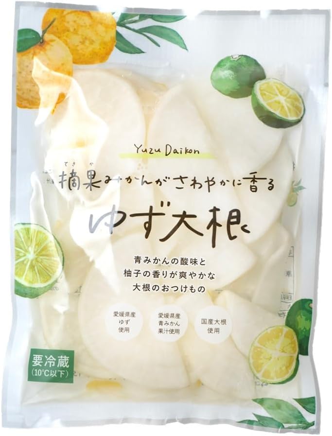 (Refrigerated) Moriya Pickled Vegetables with Fresh Fragrance of Yuzu Daikon Radish 4.6 oz (130 g)