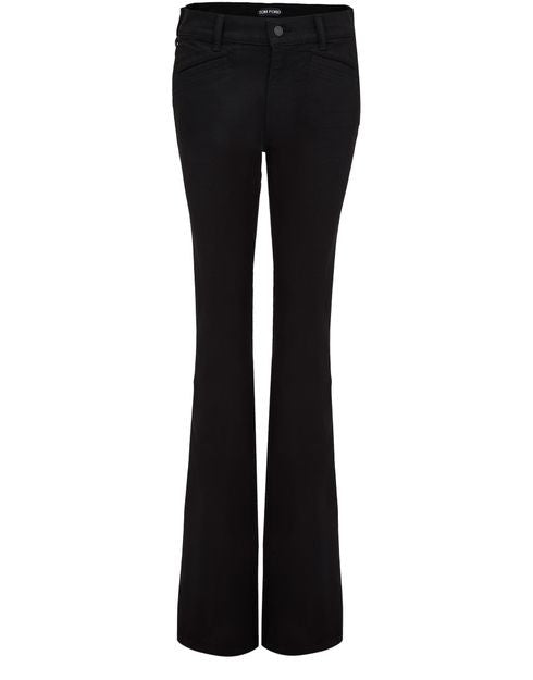 TOM FORD ストレッチ ツイルデニム フレアパンツ - Image 1
